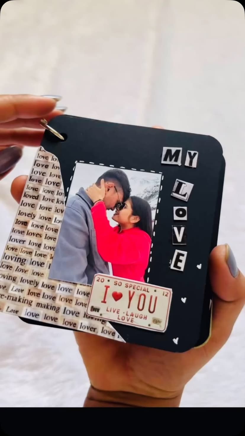 Personalized Mini Scrapbook