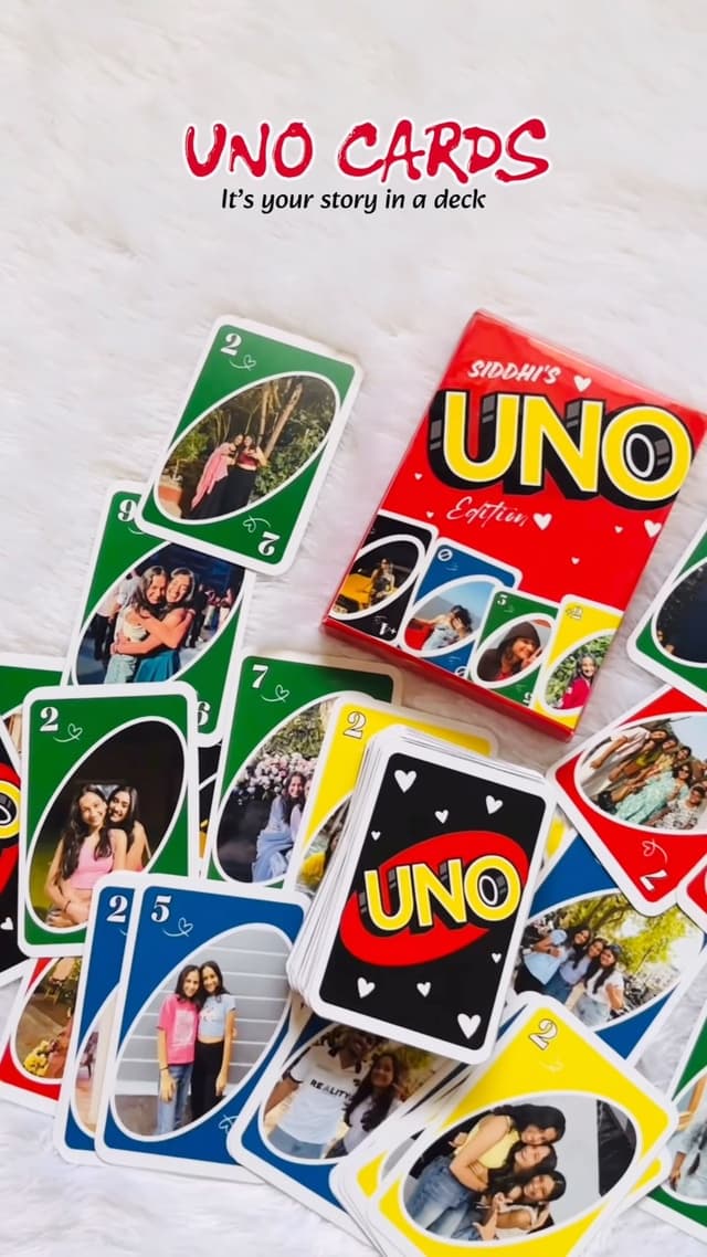 Custom Photo UNO Deck