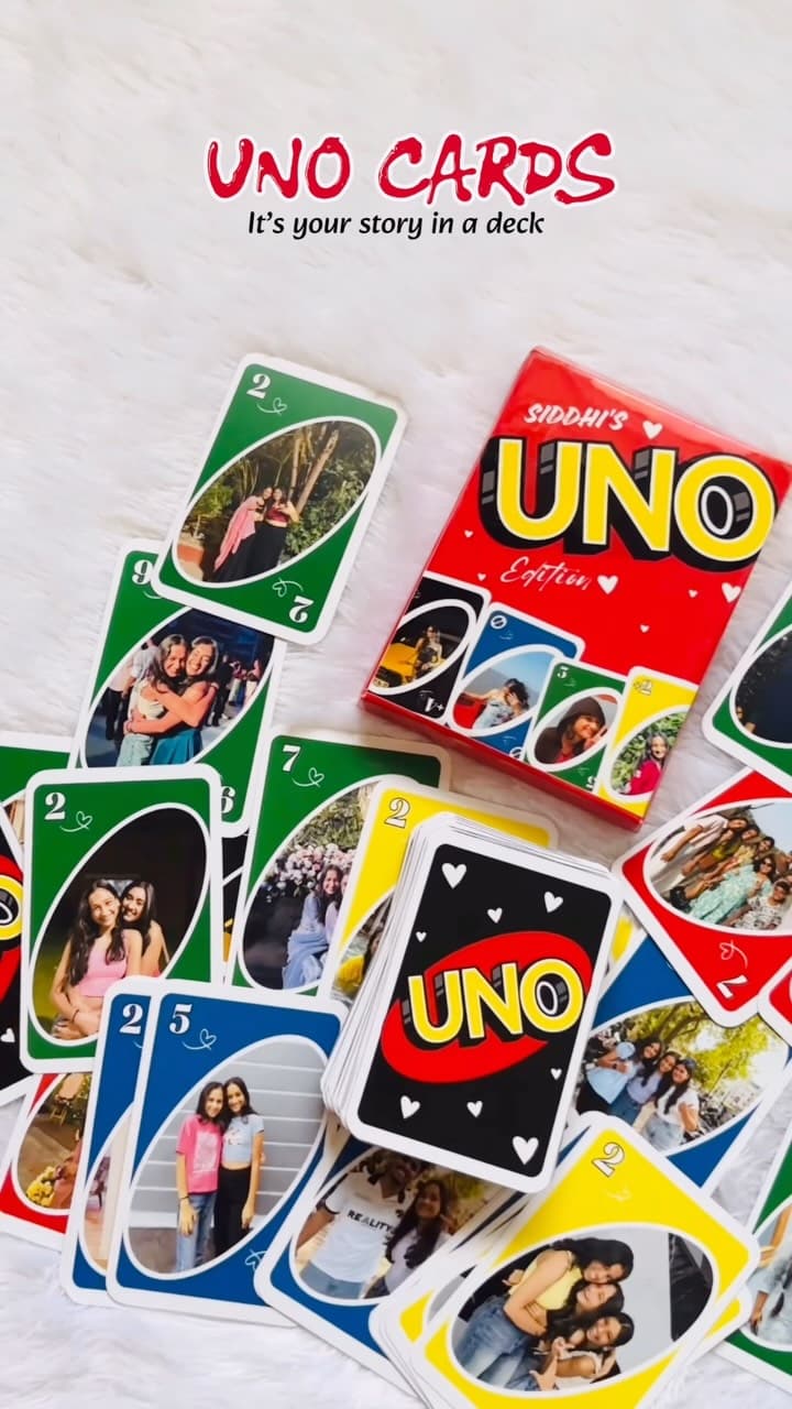 Custom Photo UNO Deck
